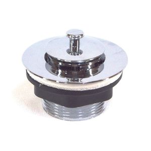 US Hardware 3 in. x 1-7/8 in. Bathtub Strainer with Stopperimage