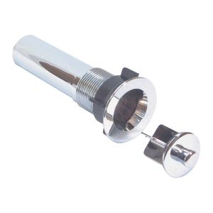 US Hardware 2-1/8 in. Chrome Vanity Sink Drain with Stopperimage