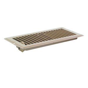 US Hardware 4 in. x 10 in. Steel Floor Registerimage