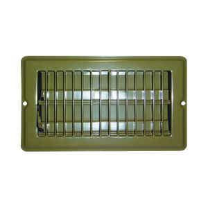 US Hardware 4 in. x 8 in. Steel Floor Registerimage