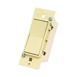 US Hardware 15 AMP 125 V 1-Pole Ivory Rocker Switchimage