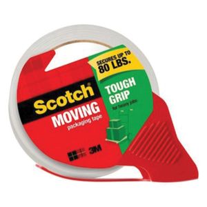 Scotch 1-7/8 in. x 38.2 yd. Tough Grip Moving Packaging Tape with Dispenserimage