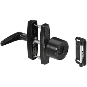National Hardware Black Knob Latchimage
