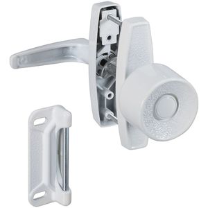 National Hardware White Knob Latchimage