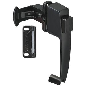 National Hardware 1-3/4 in. Black Pushbutton Latchimage