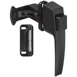 National Hardware 1-3/4 in. Black Pushbutton Latchimage