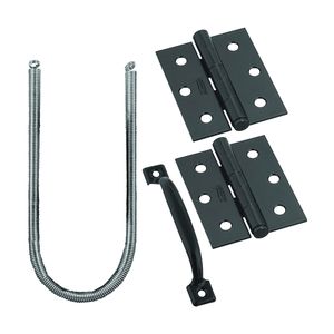 National Hardware Screen and Storm Door Set, Blackimage