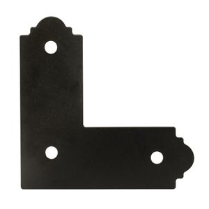Simpson Strong-Tie APL4 Flat L-Strap Tie, 12-Gauge Steel, Black ZMAXimage