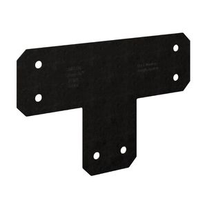 Simpson Strong-Tie 6 x 6 in. 12-Gauge Black ZMAX Flat T-Strapimage