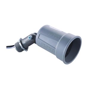 Hubbell Gray Weatherproof Lampholderimage