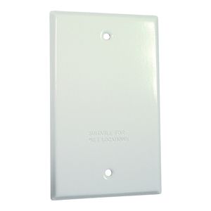 Hubbell 1-Gang White Blank Coverimage