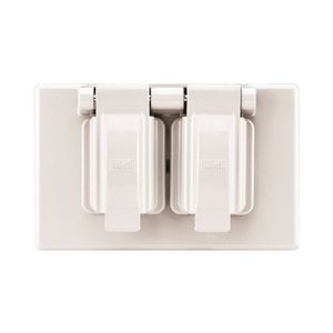 Eaton Wiring 1-Gang Weatherproof Box Cover, Whiteimage