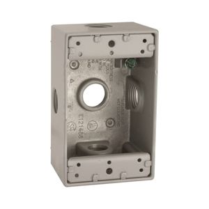 Hubbell 1/2 in. 1-Gang 5-Outlet Weatherproof Boximage
