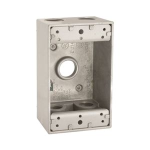 Hubbell 1-Gang 5-Outlet 3/4 in. Weatherproof Boximage