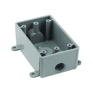 Carlon 1/2 in. 1-Gang 3-Outlet PVC Switch Boximage