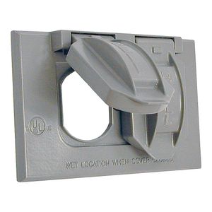 Hubbell 1-Gang Weatherproof Receptacle Coverimage