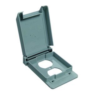 Carlon 1-Gang Non-Metallic Duplex Receptacle Box Coverimage
