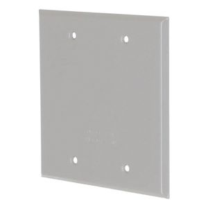 Hubbell 2-Gang Blank Weatherproof Coverimage