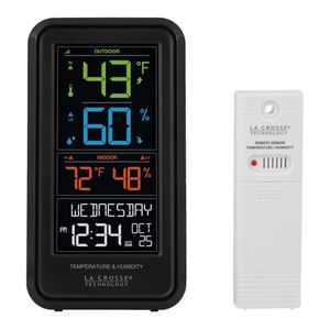 La Crosse Technology Weather Station with Indoor/Outdoor Temperatureimage