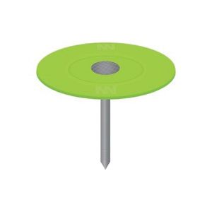 Pro-Fit 1 in. Plastic Ring Shank Cap Nail, 250-Countimage
