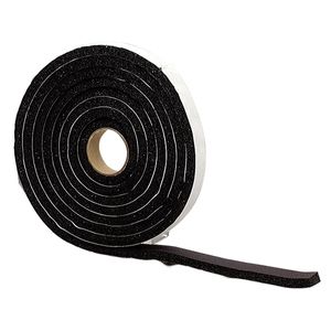 M-D Building Products 1/4 in. x 1/2 in. x 10 ft. Black Rubber Adhesive Weatherstrip Tapeimage