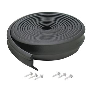 M-D Building Products 16 ft. Black Bottom Garage Door Weatherstripimage