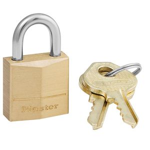 Master Lock 3/4 in. Solid Brass Keyed Different Padlockimage