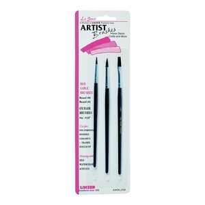 Linzer 3-Piece Artist Paint Brush Setimage
