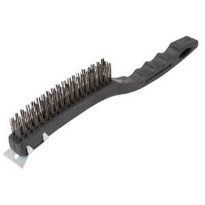 ProSource Wire Brush with Scraperimage