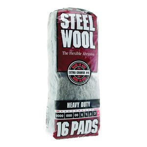 Homax #4 Extra Coarse Steel Wool Padsimage