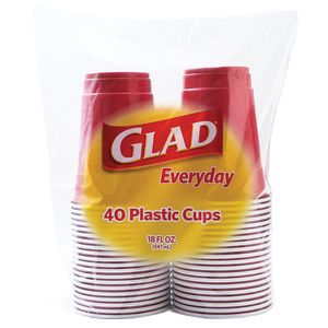 Brand Buzz 18 oz. Red Plastic Disposable Cupimage