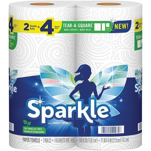 Sparkle White 2-Ply Paper Towelsimage