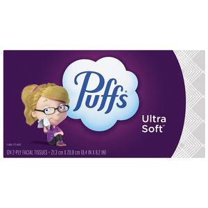 Puffs 124-Count Ultra Soft Facial Tissueimage