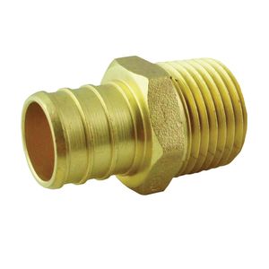 Apollo 3/4 in. x 1/2 in. PEX Barb x MPT Brass Pipe Adapterimage