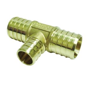 Apollo 1 in. x 1 in. x 3/4 in. Brass PEX Barb Teeimage