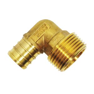 Apollo 3/4 in. Barb x Male Pipe Thread Brass Pipe Elbowimage