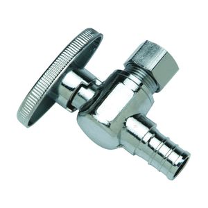 Apollo 1/2 in. x 3/8 in. PEX Barb x Compression Angle Stop Valveimage