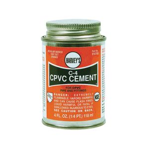 Harvey 4 oz. Orange Chlorinated Polyvinyl Chloride Cementimage