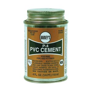 Harvey 4 oz. Regular-Bodied Fast Set PVC Cementimage