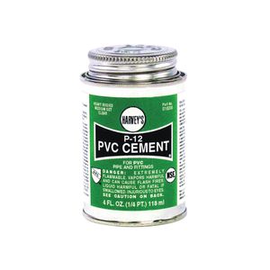 Harvey 4 oz. Heavy-Bodied Clear PVC Cementimage
