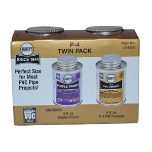 Harvey 4 oz. PVC Cement and Primer Twin Packimage