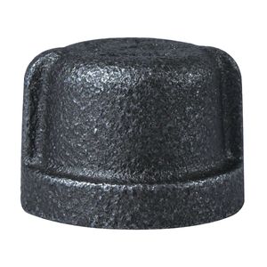 ProSource 1/2 in. Black Malleable Iron Pipe Capimage