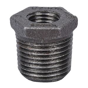 ProSource 1/2 in. x 1/4 in. Black Hex Pipe Bushingimage