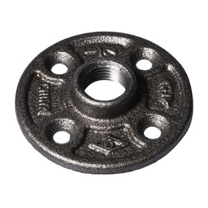 ProSource 1/2 in. Black Malleable Floor Flangeimage