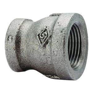 ProSource 1 in. x 3/4 in. Black Malleable Iron Reducing Pipe Couplingimage
