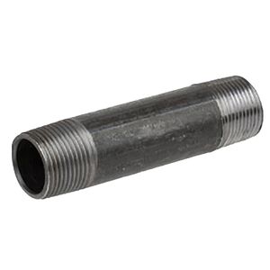 Bell Link 1-1/2 in. x 2 in. Black Steel Pipe Nippleimage