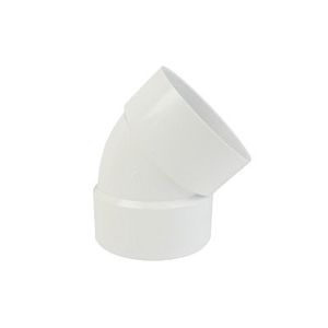 Ipex 3 in. 45-Degree PVC Hub Pipe Elbowimage