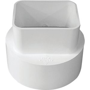 Ipex 2 in. x 3 in. x 4 in. PVC Sewer and Drain Downspout Adapterimage