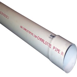 J-M Mfg 4 in. x 10 ft. Solid PVC Sewer Pipeimage