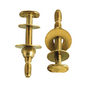 Plumb Pak 1/4 in. x 2-1/4 in. Brass Snap-Off Toilet Bolt Setimage